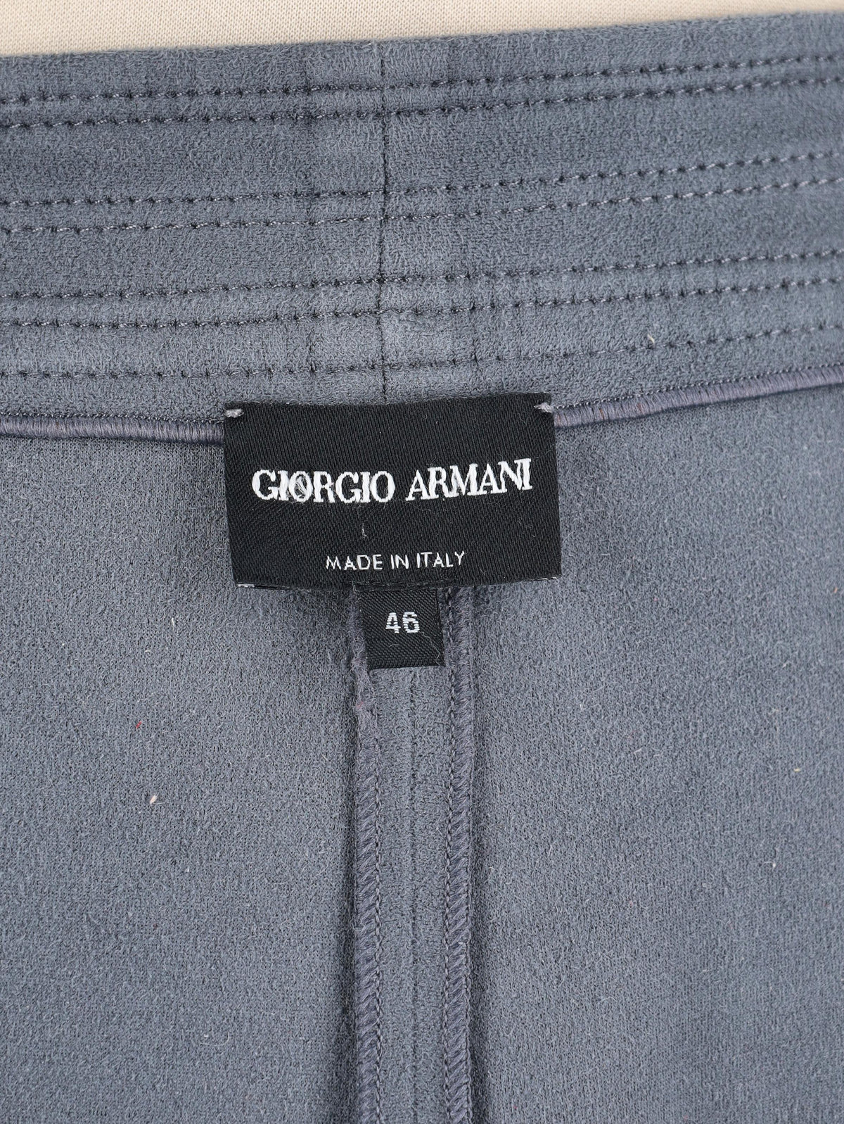 Giorgio Armani Faux Suede Straight-Leg Trousers W27526.35  Giorgio Armani 