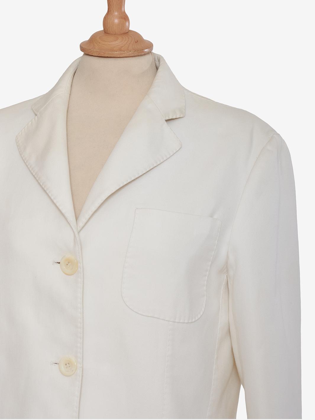 Giacca Malo in cotone bianco