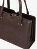 Vintage Brown Lizard Leather Handbag WCV300625.35  Vintage 