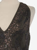 Krizia sequin appliqué midi dress
