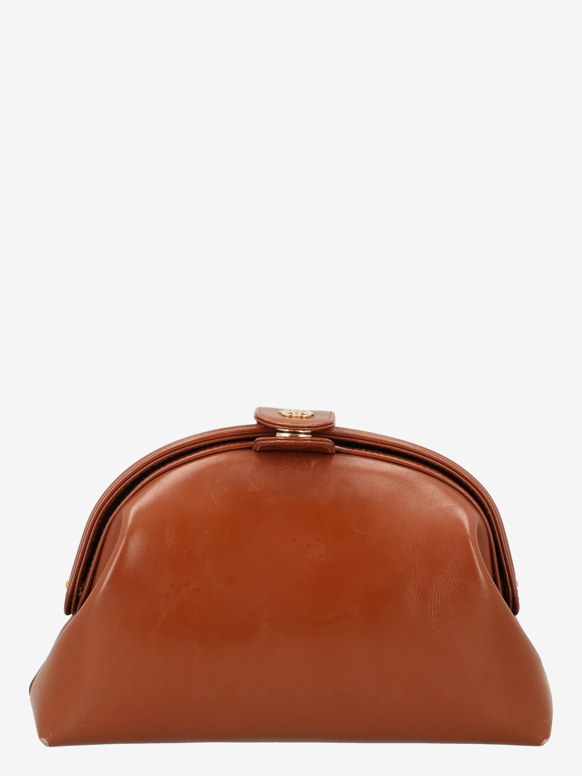 Pirovano Caramel Bubble Clutch
