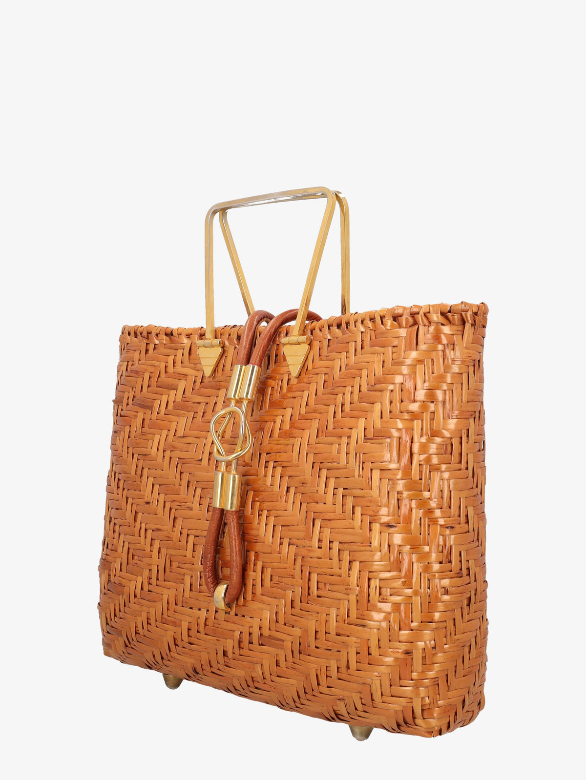 Vintage Wicker Shopper Bag