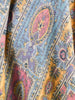 1970s silk scarf with oriental-inspired print W22050640  Vintage 