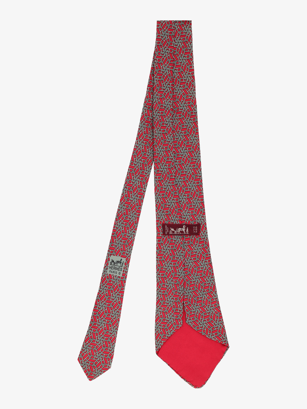 Hermès Patterned Tie 161225.30  Hermes 