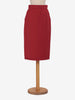 Gonna Gianni Versace in lana rossa