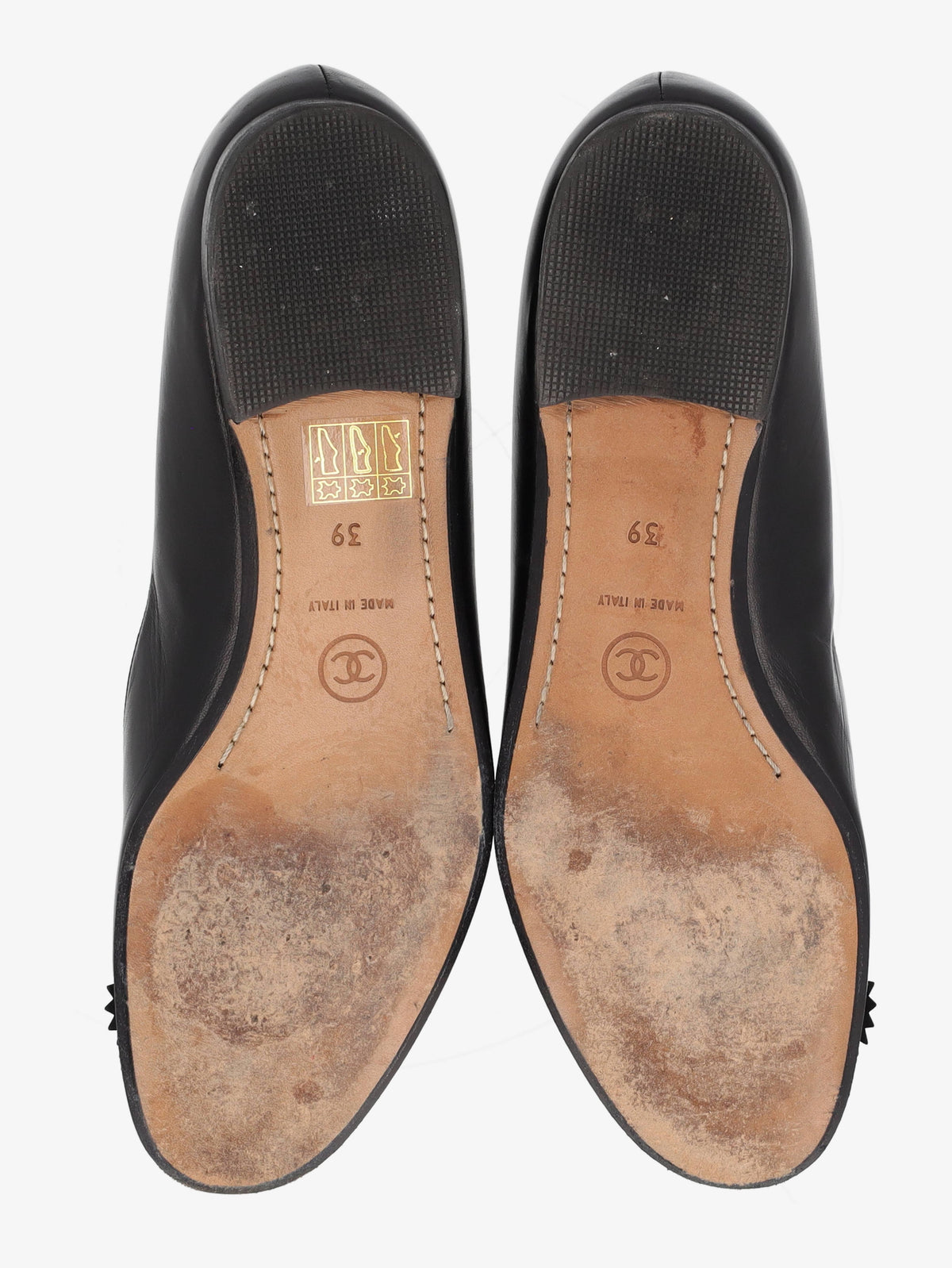 Chanel Leather Ballerina Shoes WCV24101010  Chanel 