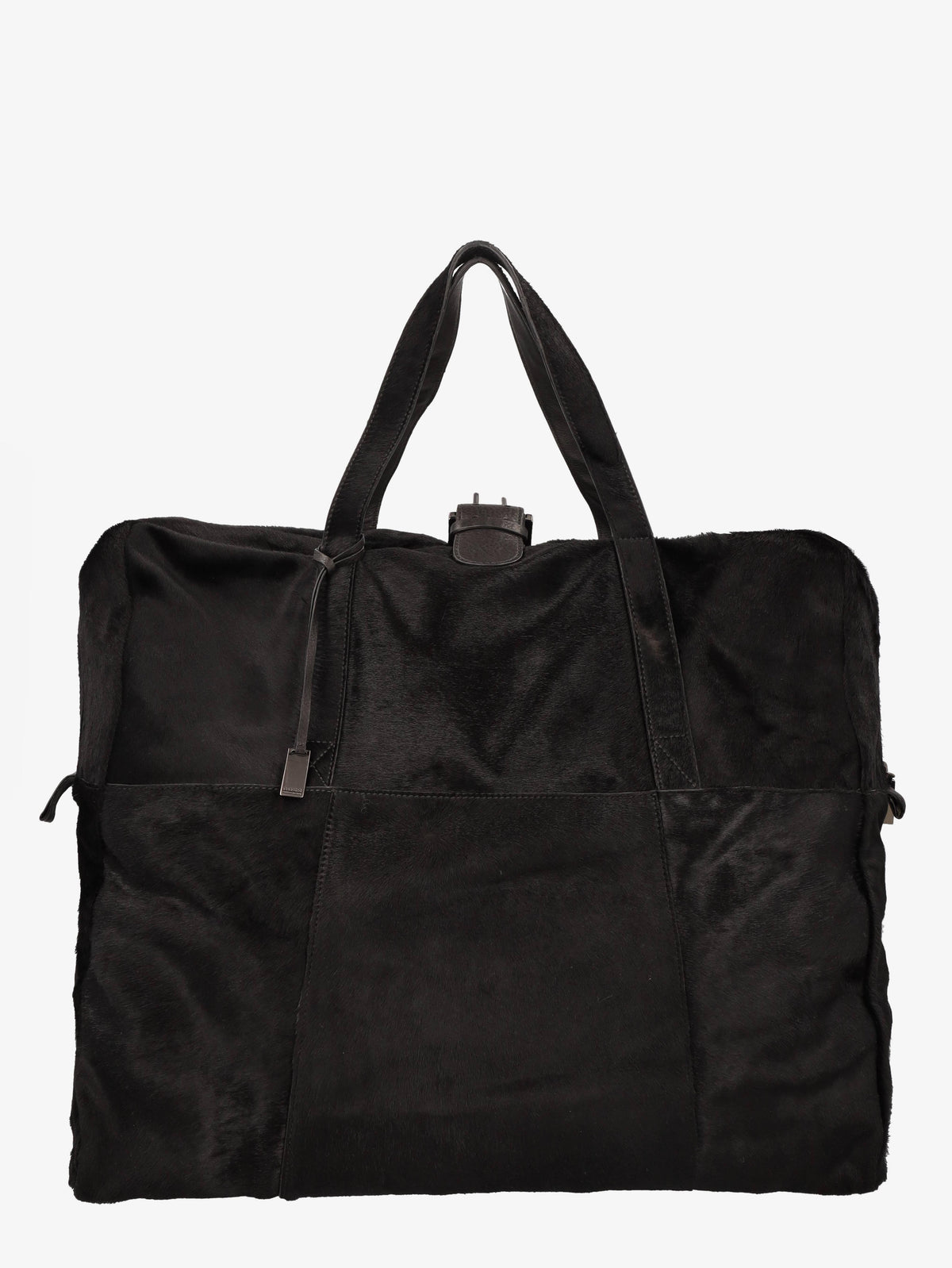 Hugo Boss Black Calf Hair Travel Bag