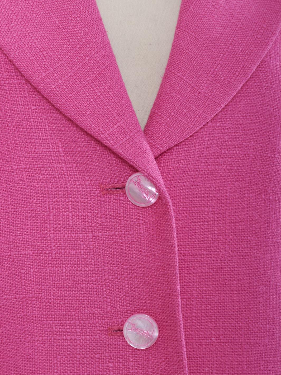 Yves Saint Laurent Fuchsia Suit BR11622.10  Yves Saint Laurent 