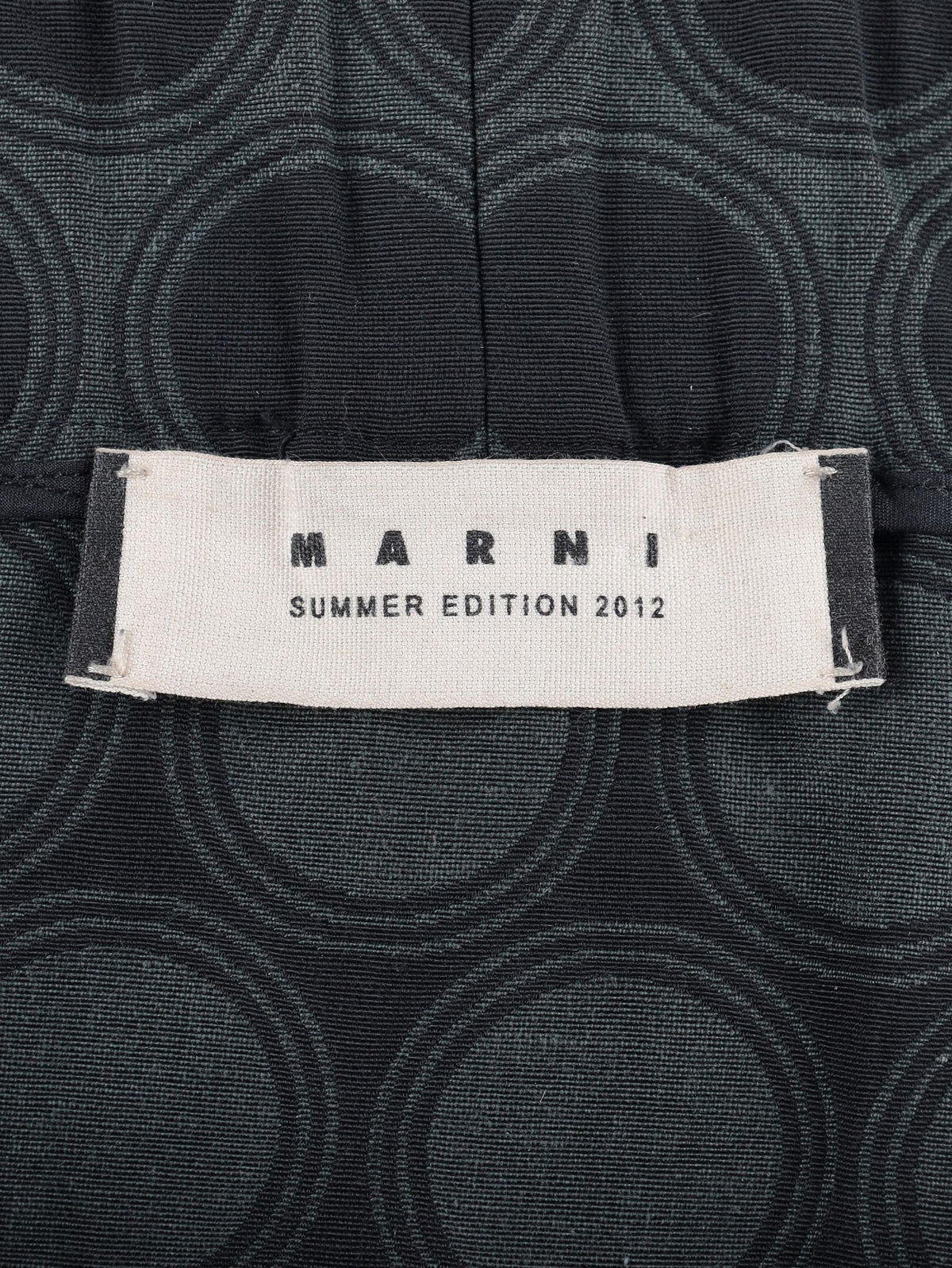Marni Cotton Trousers with Circle Pattern MR040625.21  Marni 
