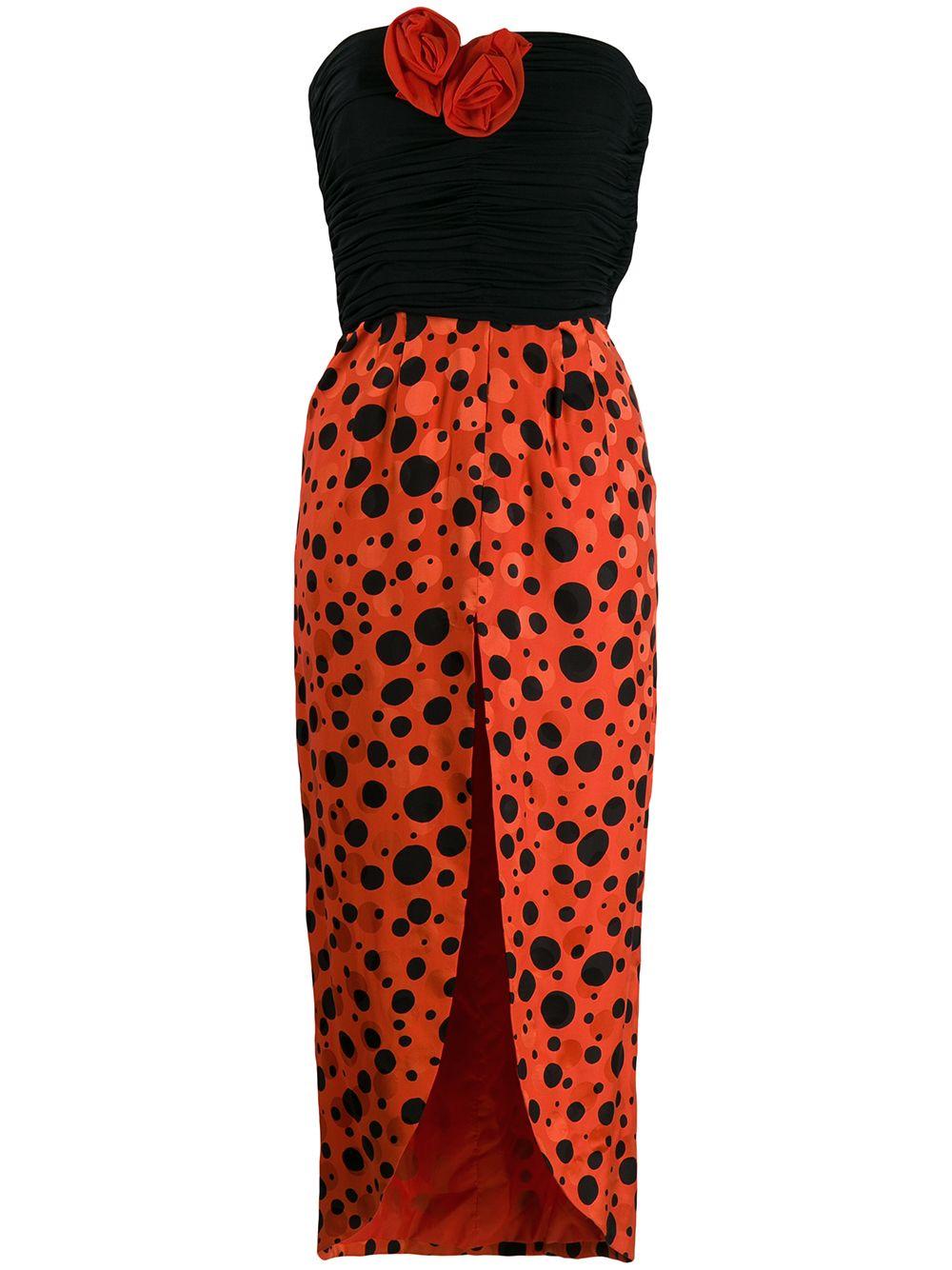 Valentino Vintage Rose & Polka-Dot Evening Dress BR002353  Valentino 