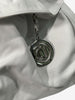 Christian Dior 白色褶边皮革包