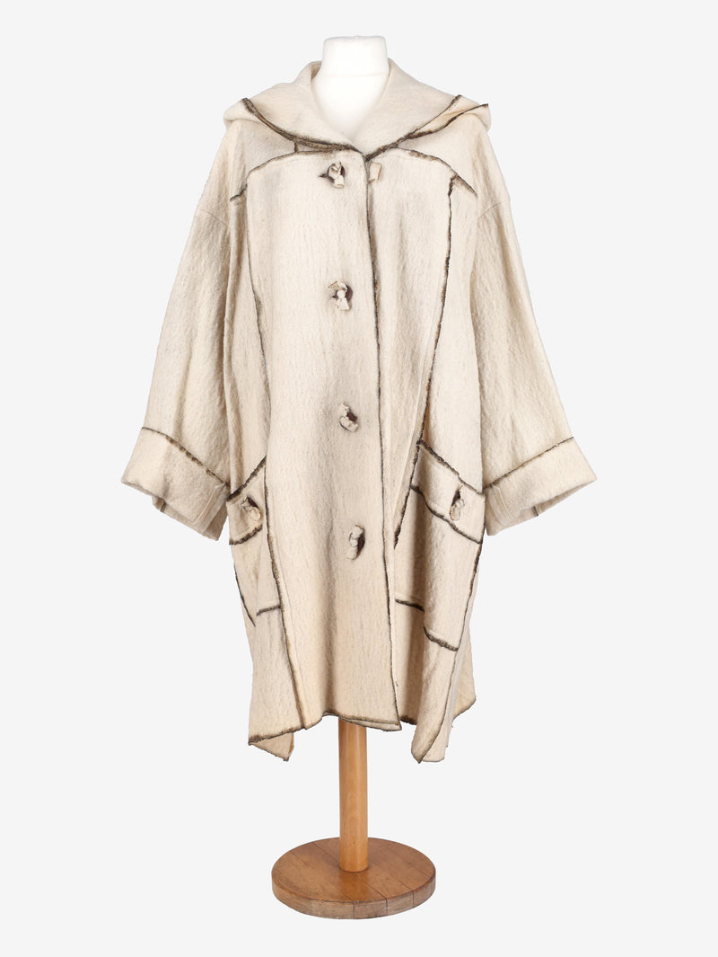 Issey Miyake Wool Overcoat DM10043128 . Miyake 