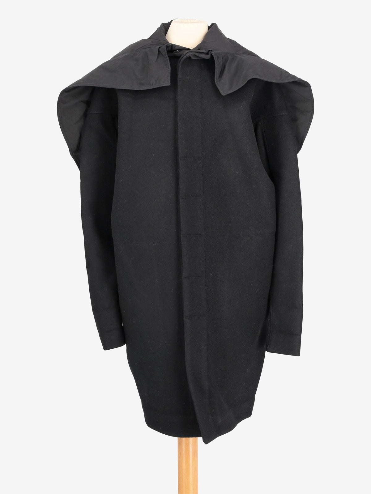 Rick Owens Black Wool Coat RM290925.72  Rick Owens 