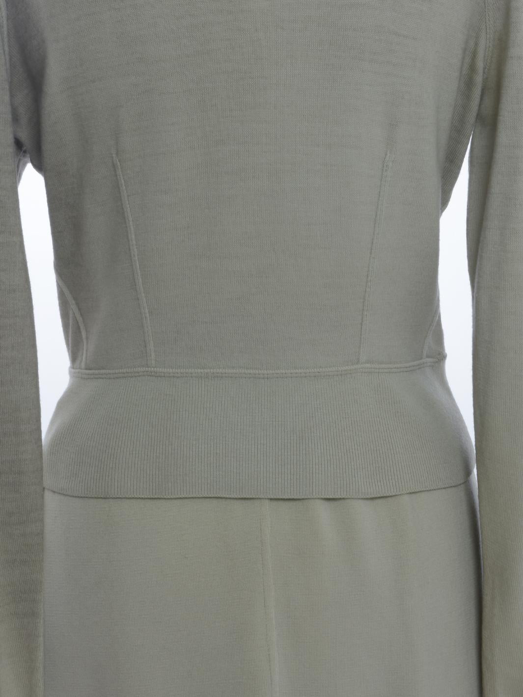 Alaïa 羊毛鼠尾草套装 - 80 年代