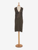 Krizia sequin appliqué midi dress