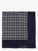 Mila Schön Check Silk Foulard