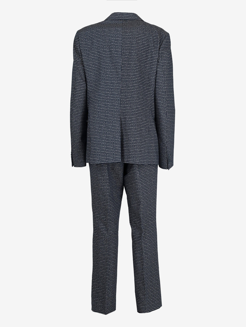 Massimo Rebecchi Geometric Patterned Suit WCV250831.01  Massimo Rebecchi 