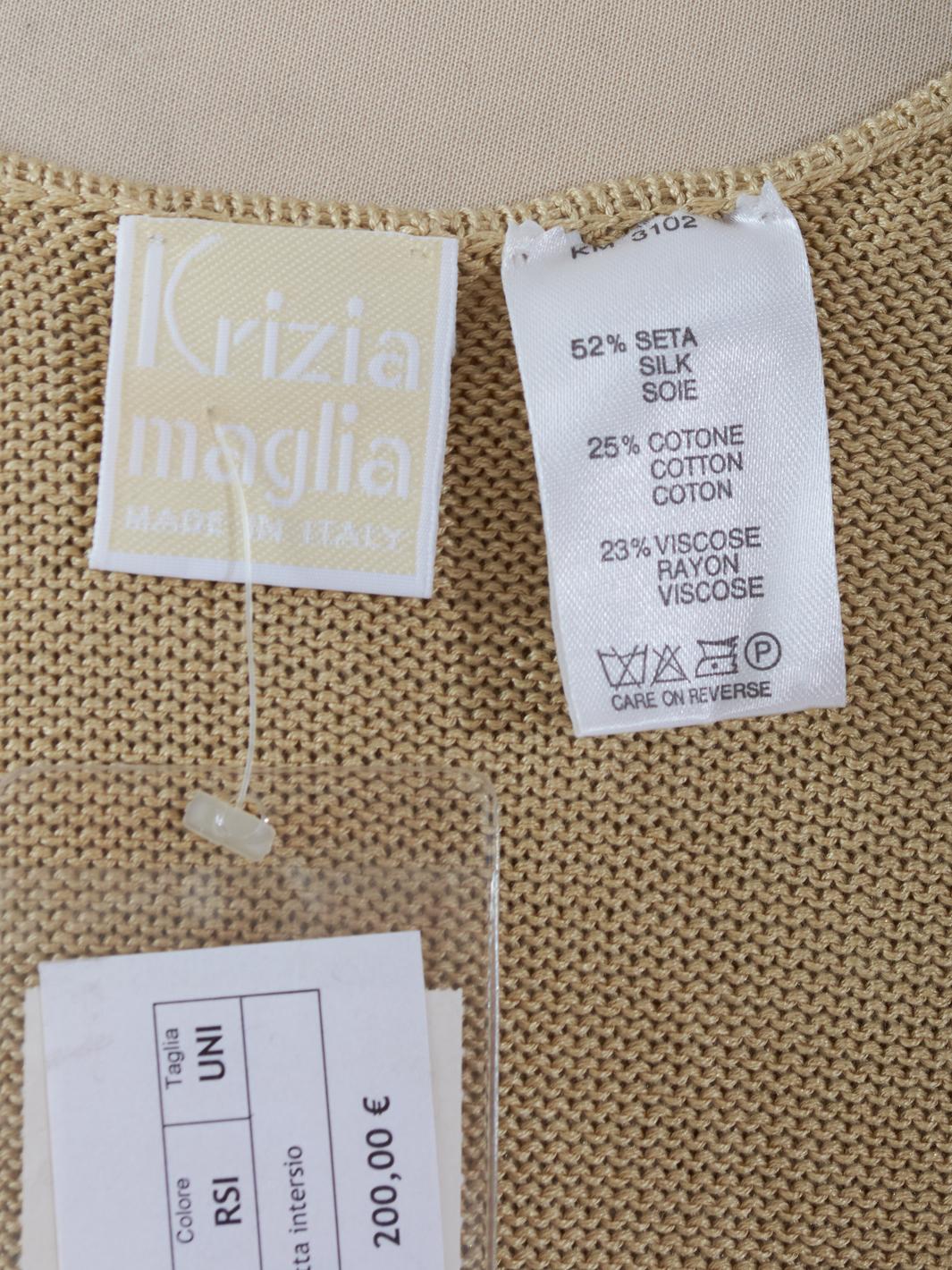 Krizia Tortoise 刺绣背心