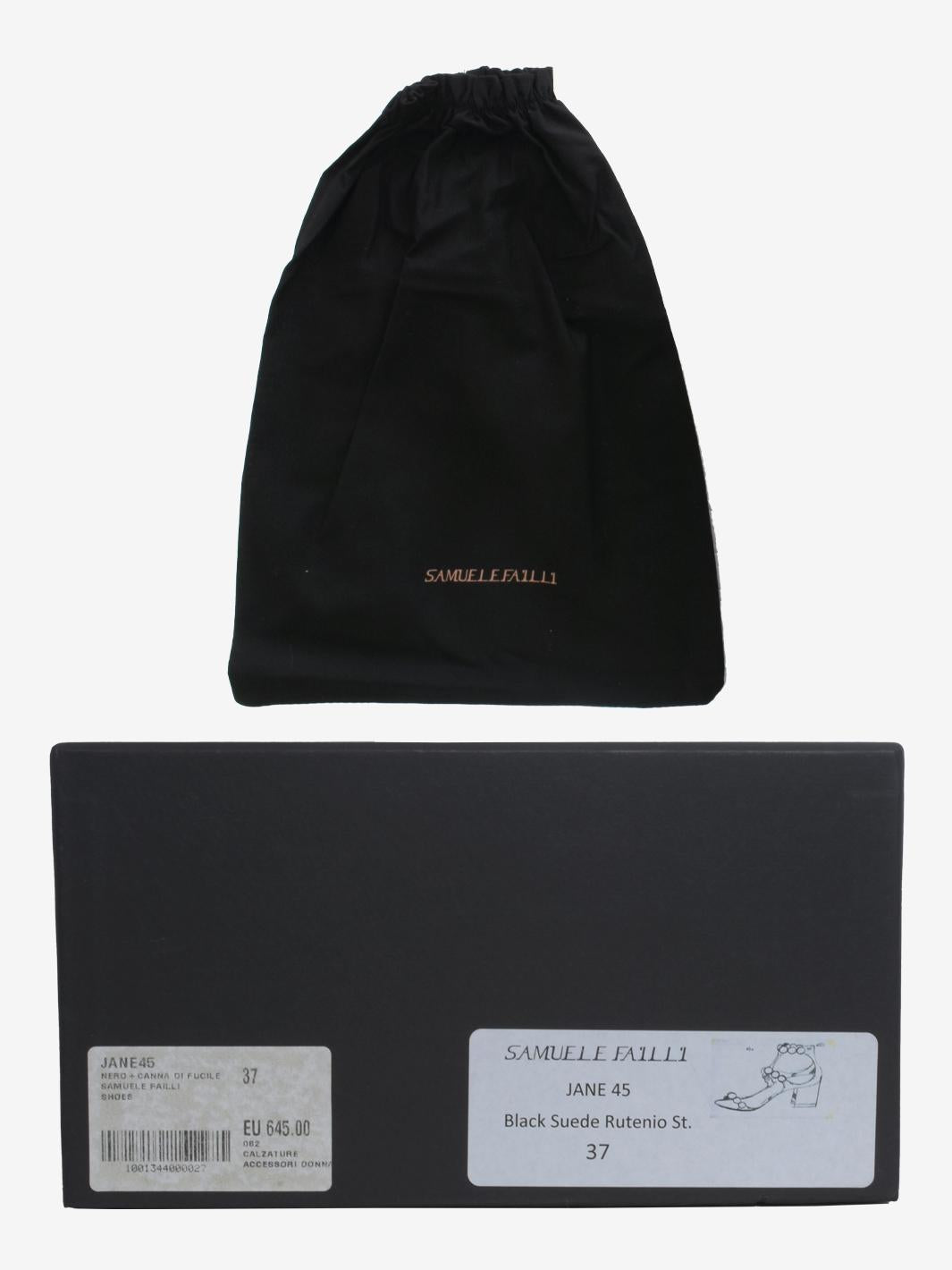 Samuele Failli Jewel 绒面革凉鞋