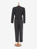 Gianni Versace grey wool pinstripe suit and jacket