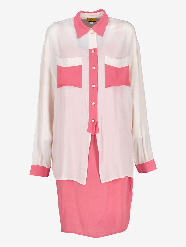 Fendi Shirt & Dress Two-Piece Set W150626.15  Fendi 