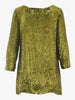 Parosh dress in light green sequins W22110301  Parosh 