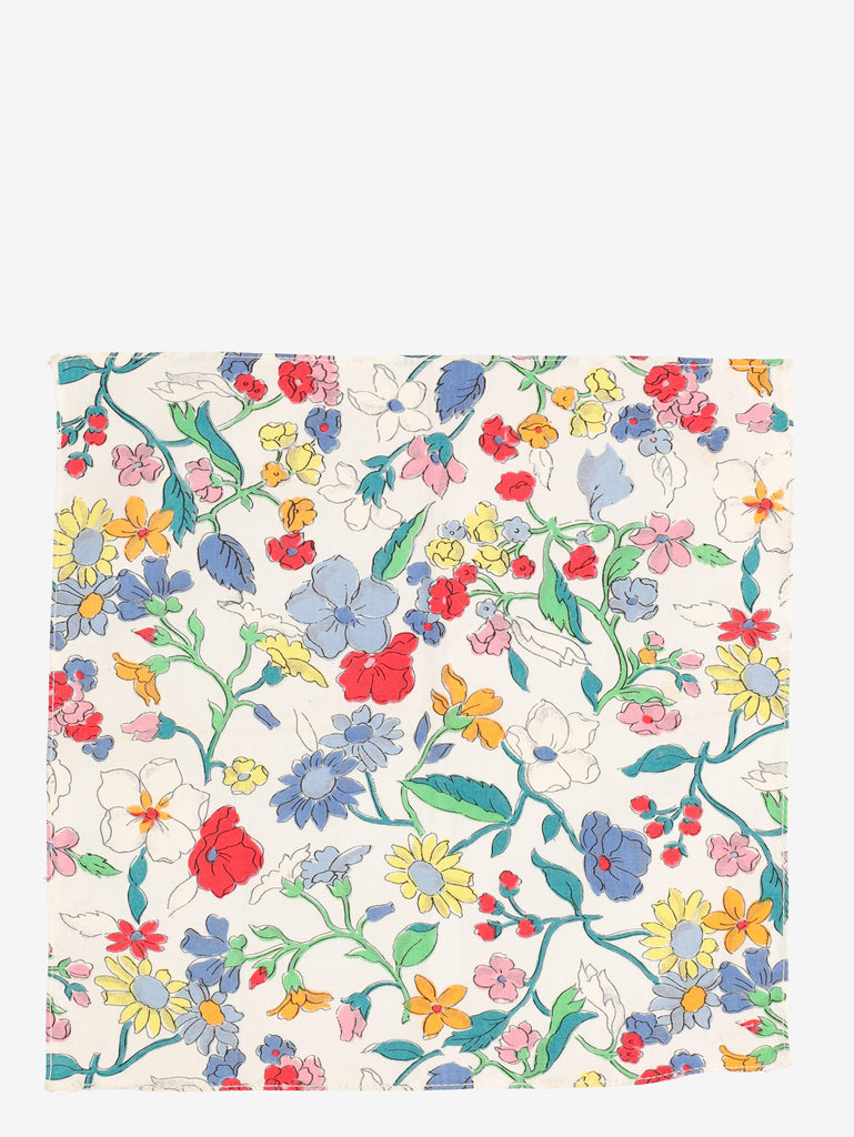 Vintage Flower Patterned Handkerchief WCV241010421.11  Vintage 