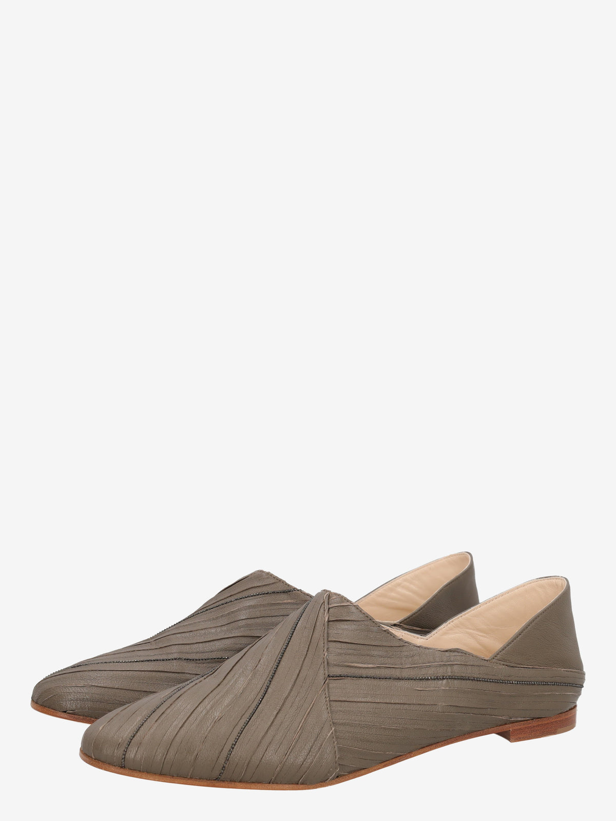 Fabiana Filippi Leather Loafer WCV2410108  Fabiana Filippi 