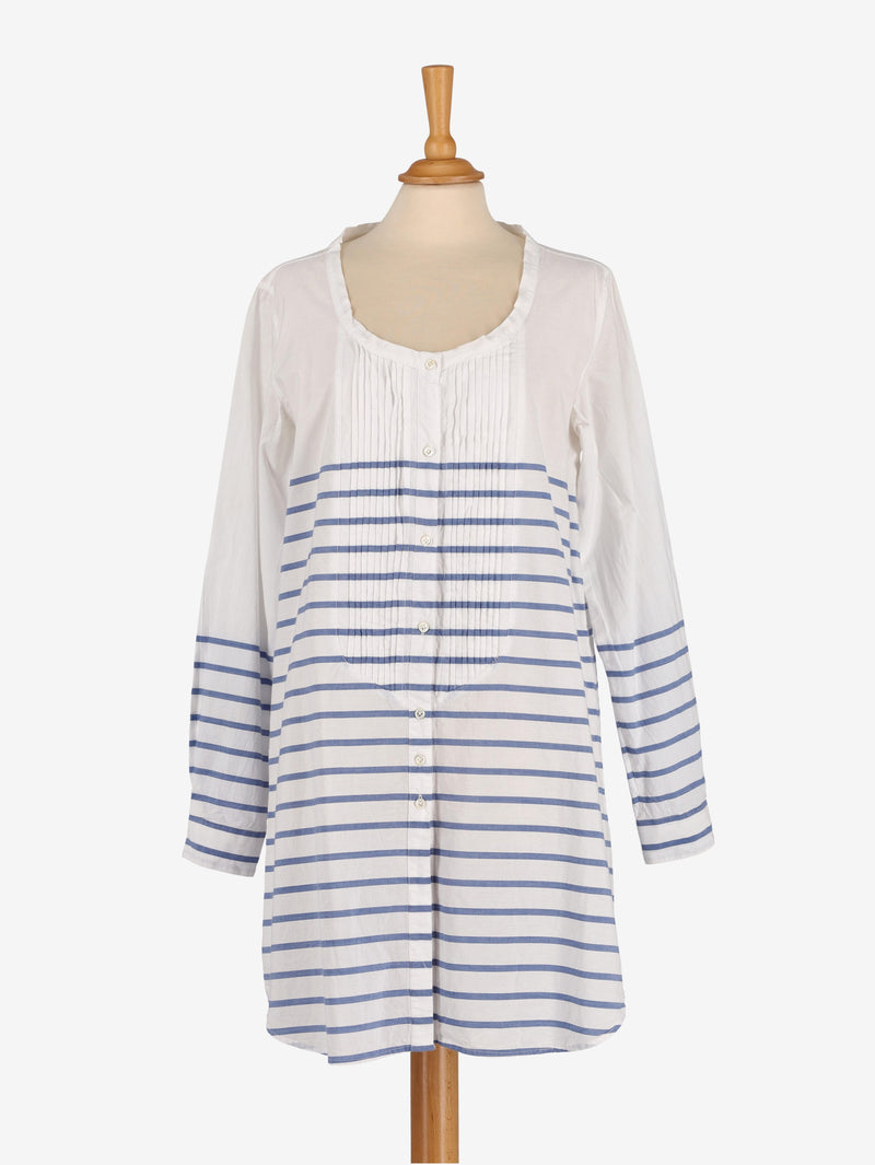 Vintage Striped Shirt Dress WCV241010144  Aglini 