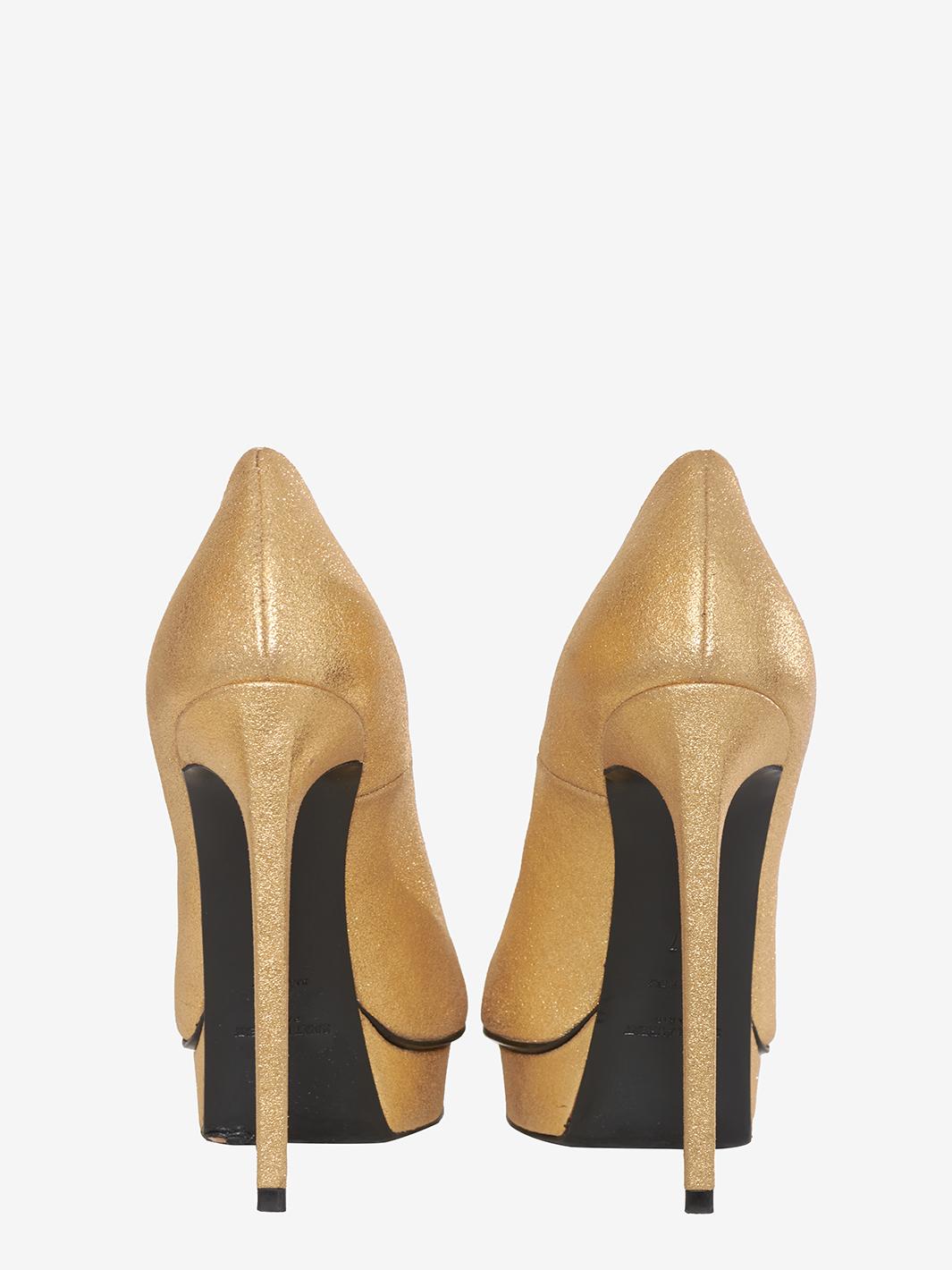 Saint Laurent Gold pumps MR010823.3  Saint Laurent 