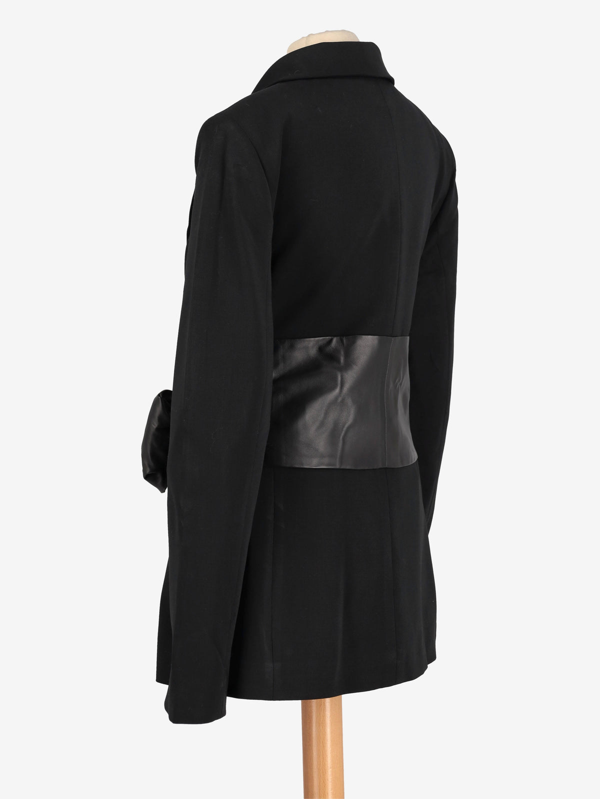 Basile Black Blazer With Leather Belt W2511.116.07  Basile 