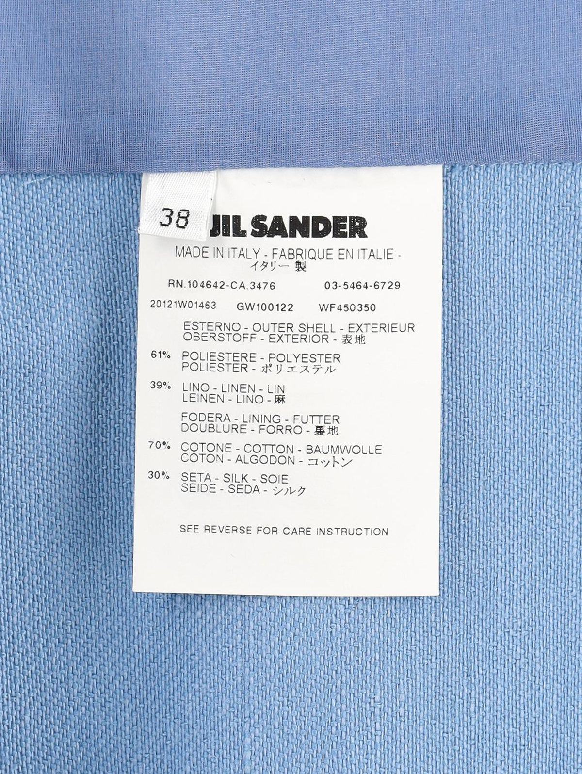 Jil Sander 亚麻大衣