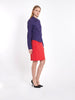 Just Cavalli Y2K purple cotton blouse with print on the back Z1001067  Just Cavalli 