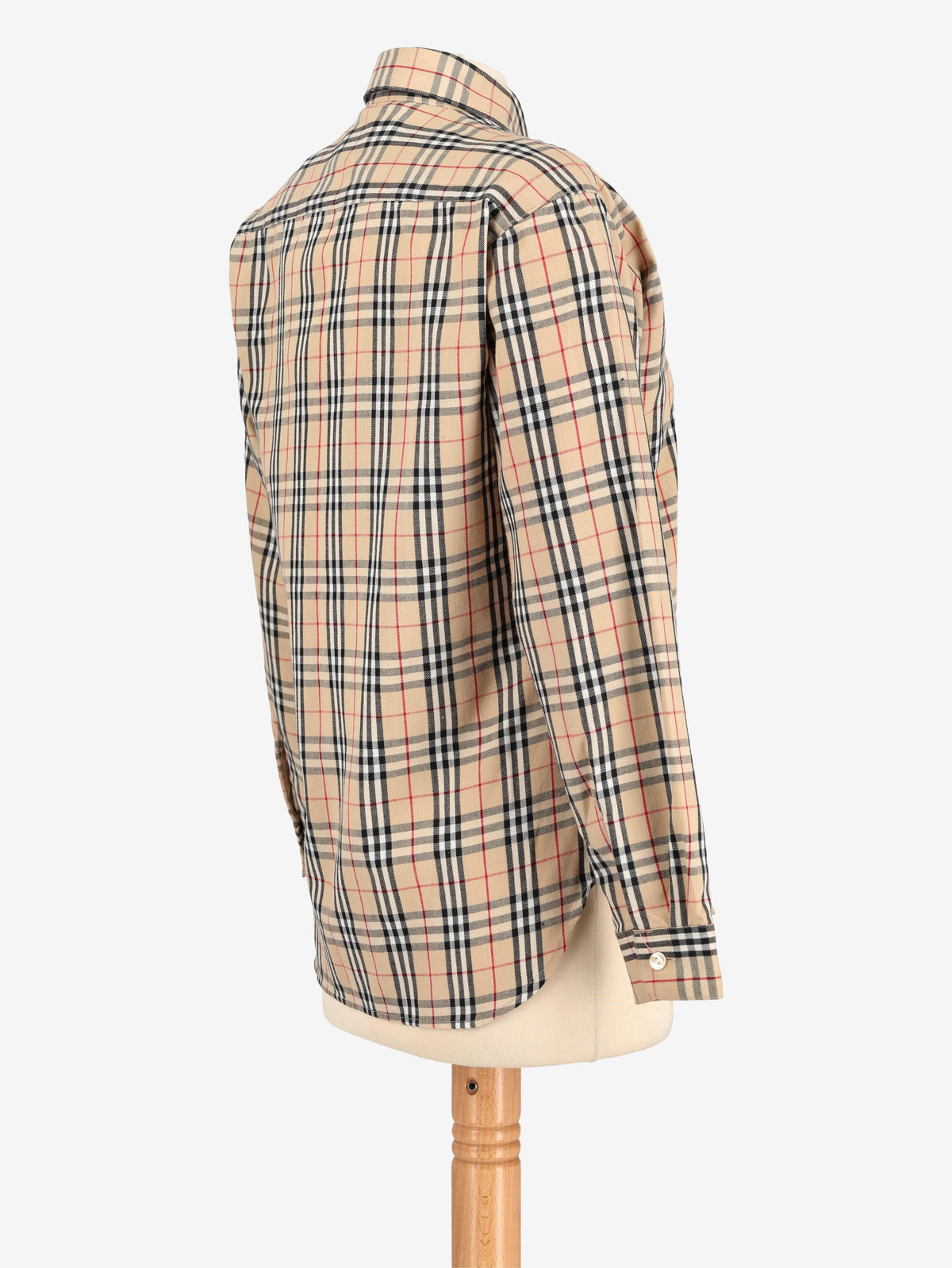 Burberry Beige Check Shirt W24121240  Burberry 