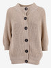 Agnona Buttoned Knitted Sweater