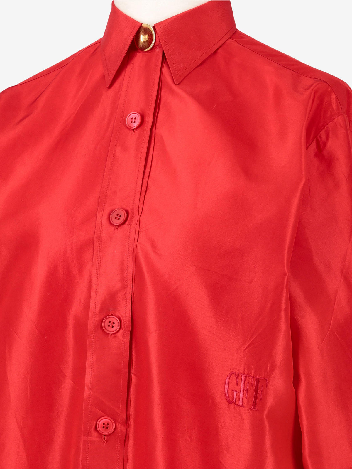 Camicia Gianfranco Ferré in seta rossa
