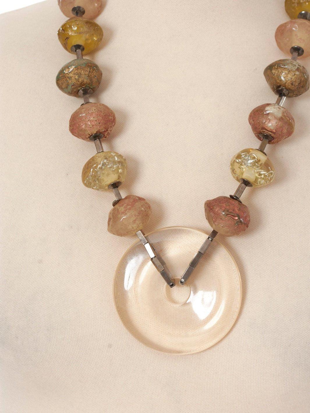 2010 Giorgio Armani necklace with resin beads W22062131  Giorgio Armani 