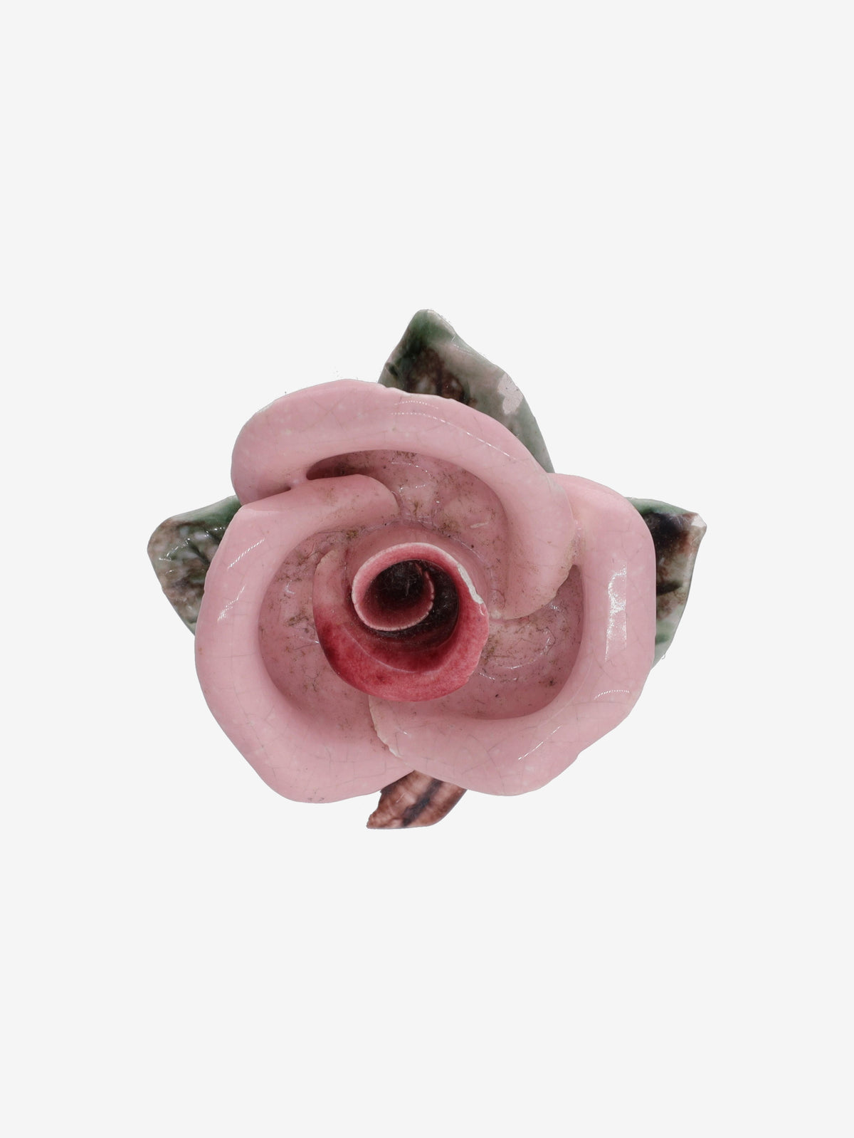 Porcelain Rose Brooch W13426.90  Vintage 