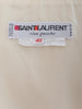 Saint Laurent 奶油色羊毛半身裙