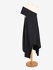 Rick Owens DRKSHDW One Shoulder Asymmetrical Dress in Black Cotton RM300625.56  Drkshdw - Rick Ownes 