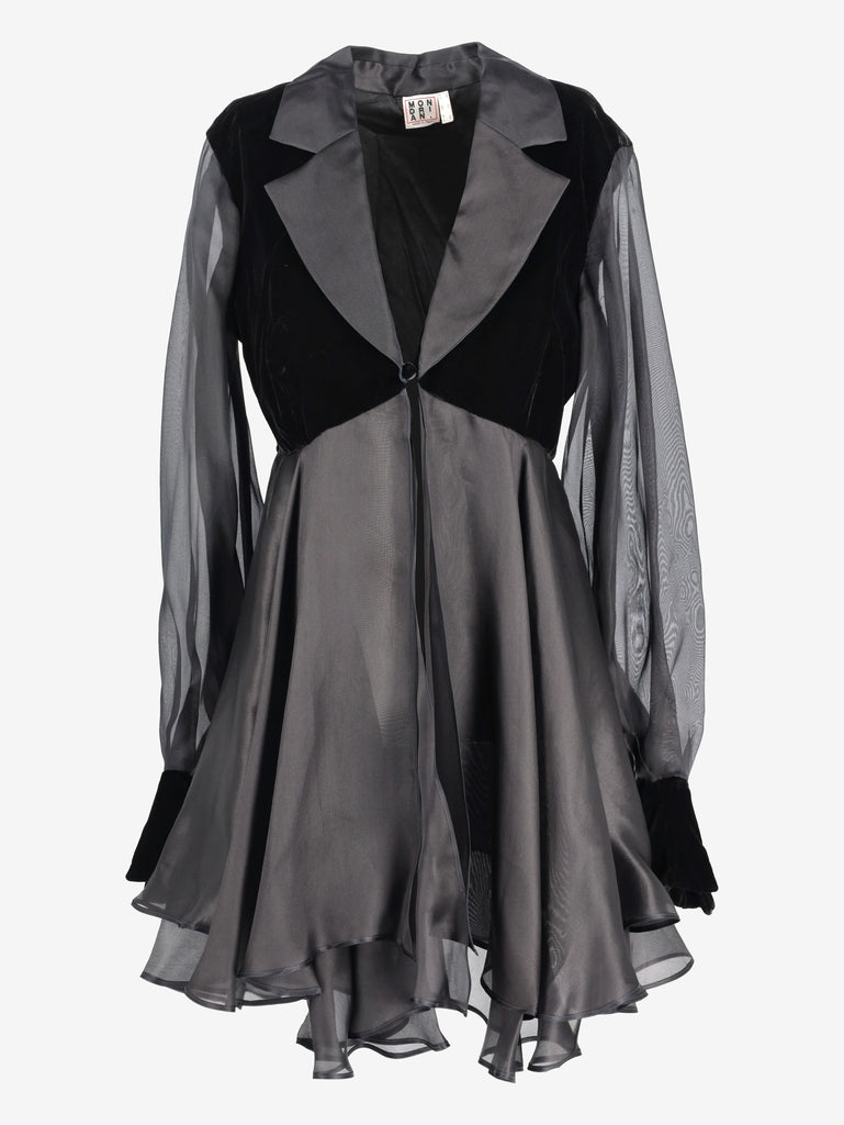 Mondrian Tulle and Velvet Shirt W2511.118.04  Mondrian 