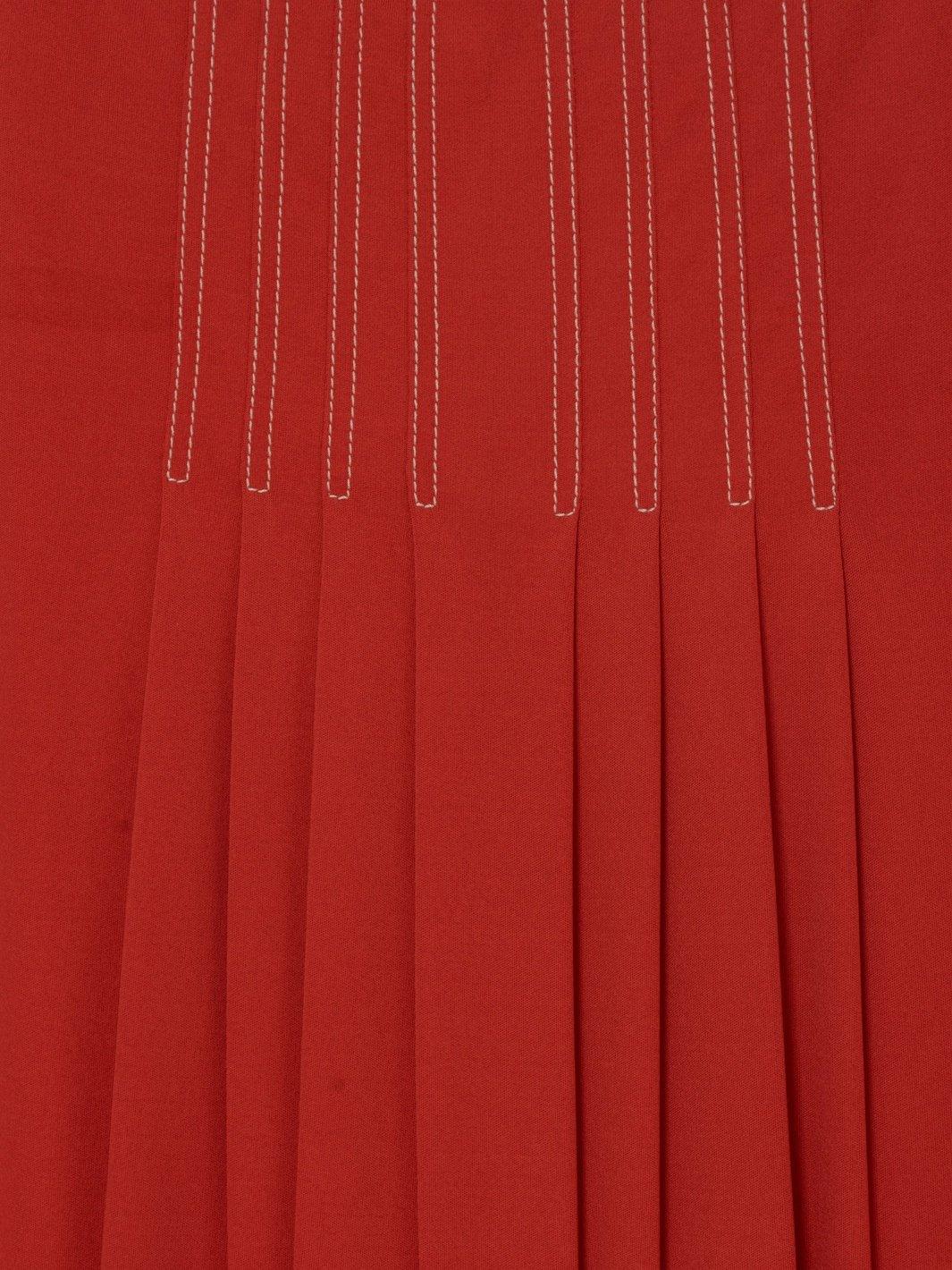 1990s knee-length orange Hermès skirt W22062106  Hermès 