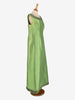 Satin Beaded Long Dress - 60s M1701749  Vintage 