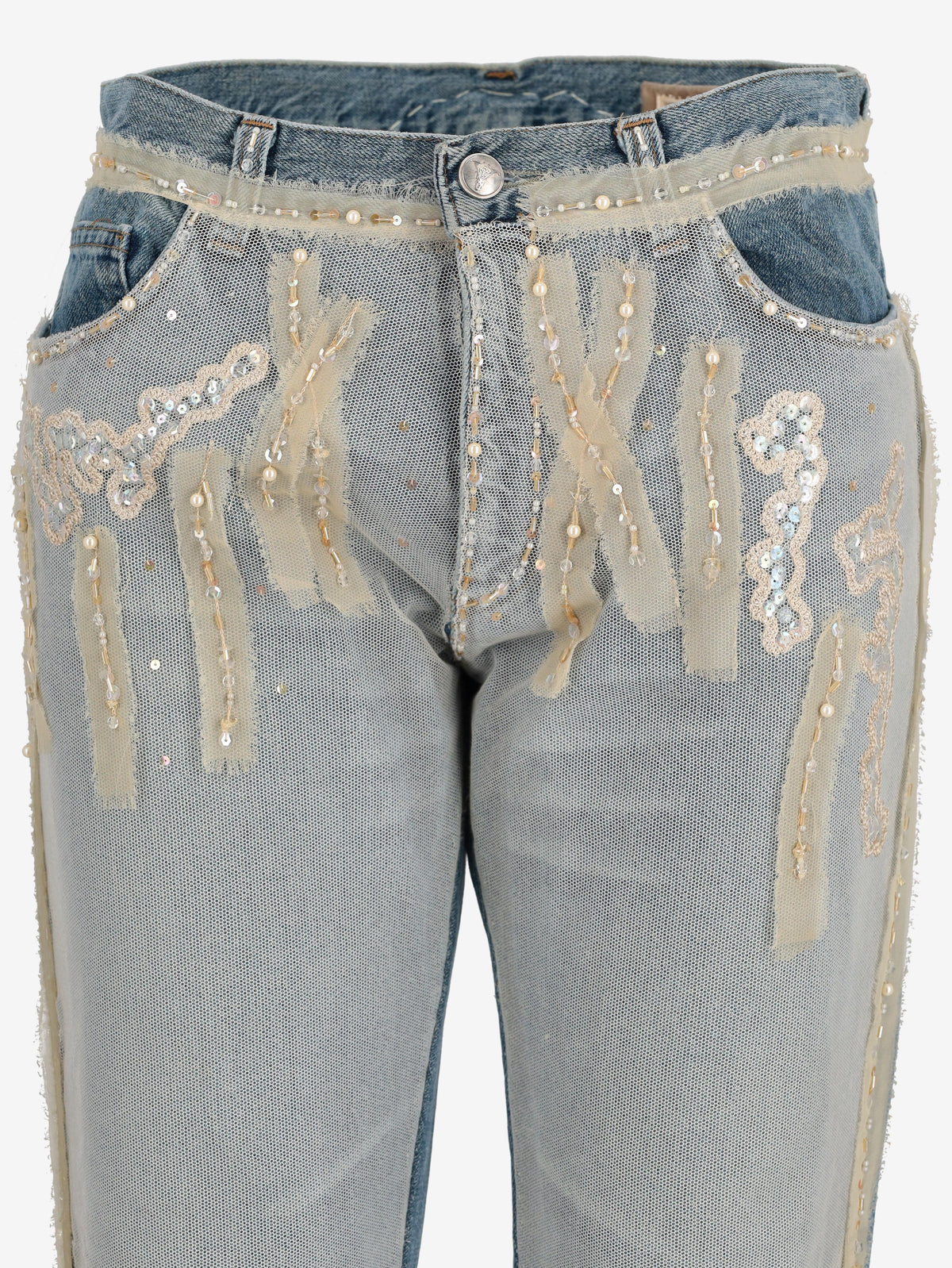 Voyage Customized Jeans With Tulle W2511.46  Voyage 