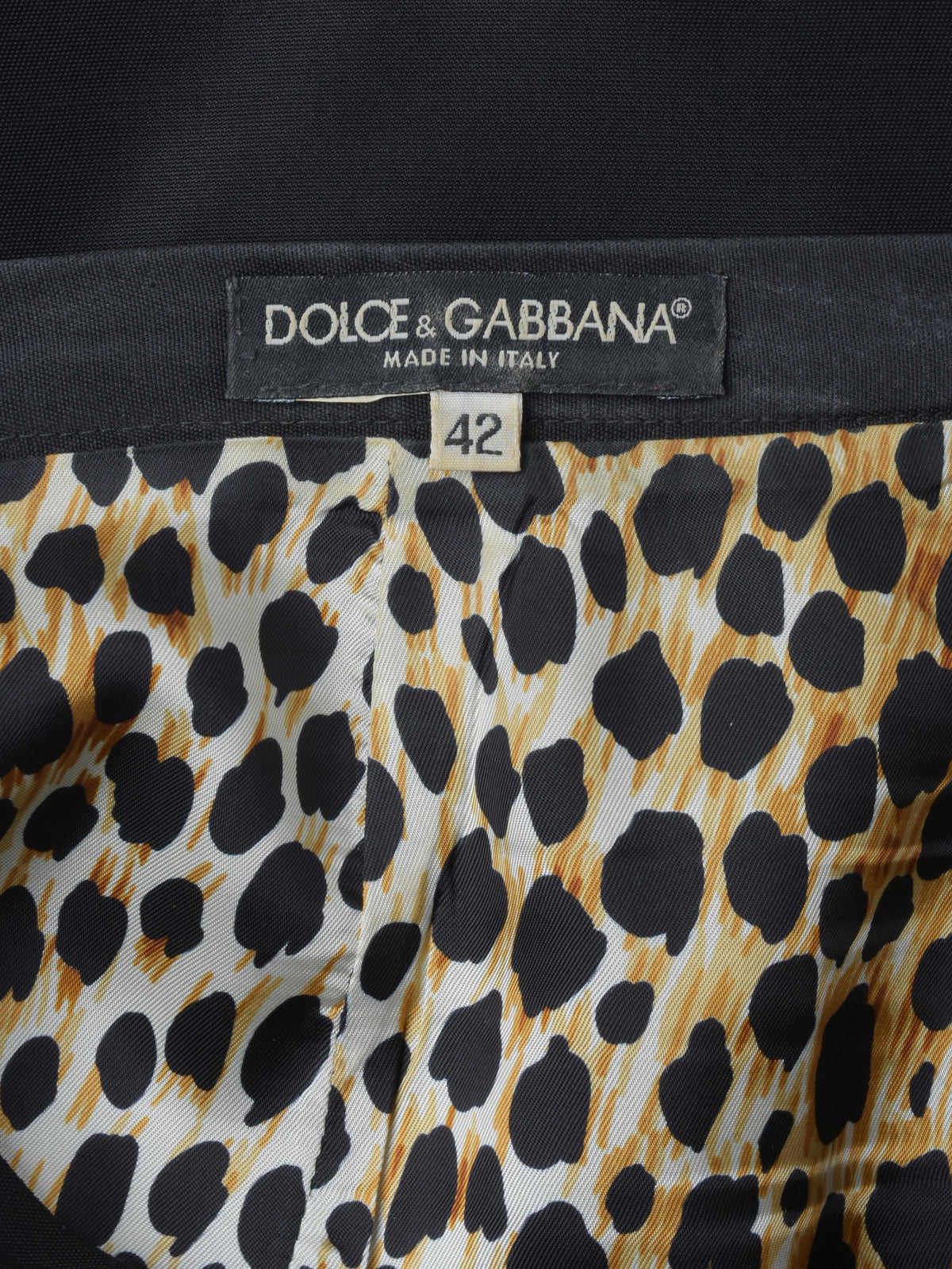 Gonna midi nera Dolce &amp; Gabbana