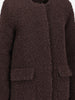 Agnona Coat in Brown Shearling CVM25.14.93  Agnona 