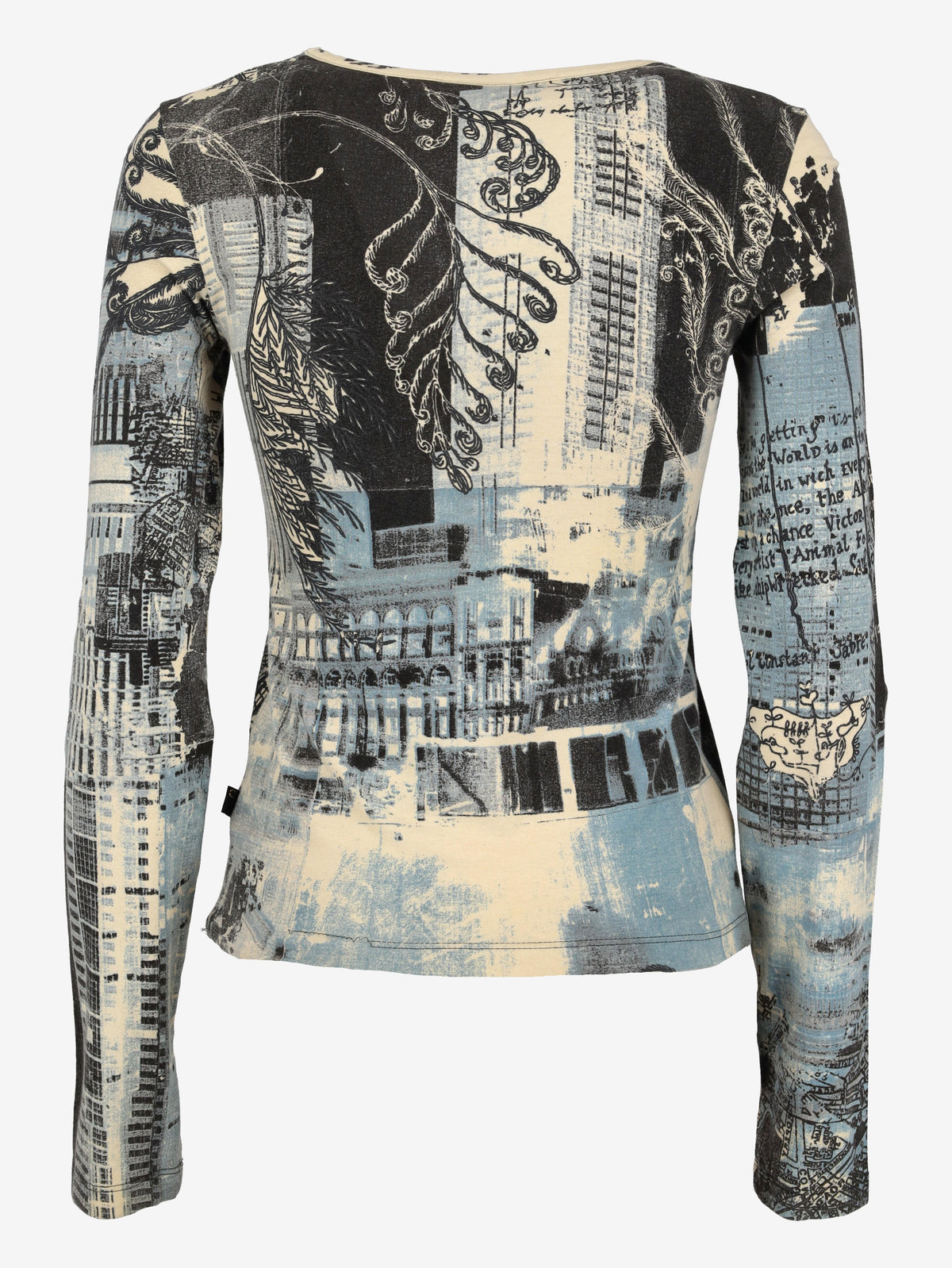 Just Cavalli Map Print Shirt W24121253.12  Just Cavalli 