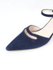 Y2K Giorgio Armani pumps in blue suede W22052608  Giorgio Armani 