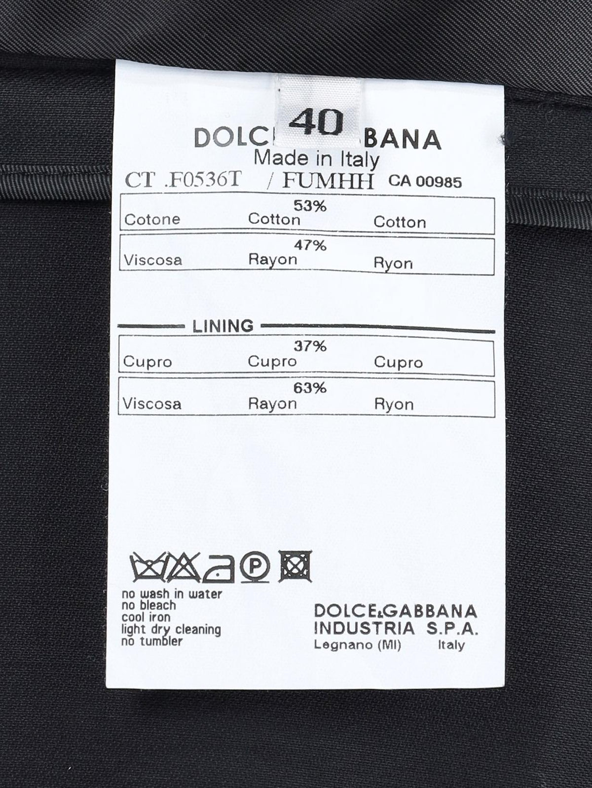 Dolce & Gabbana Black Blazer