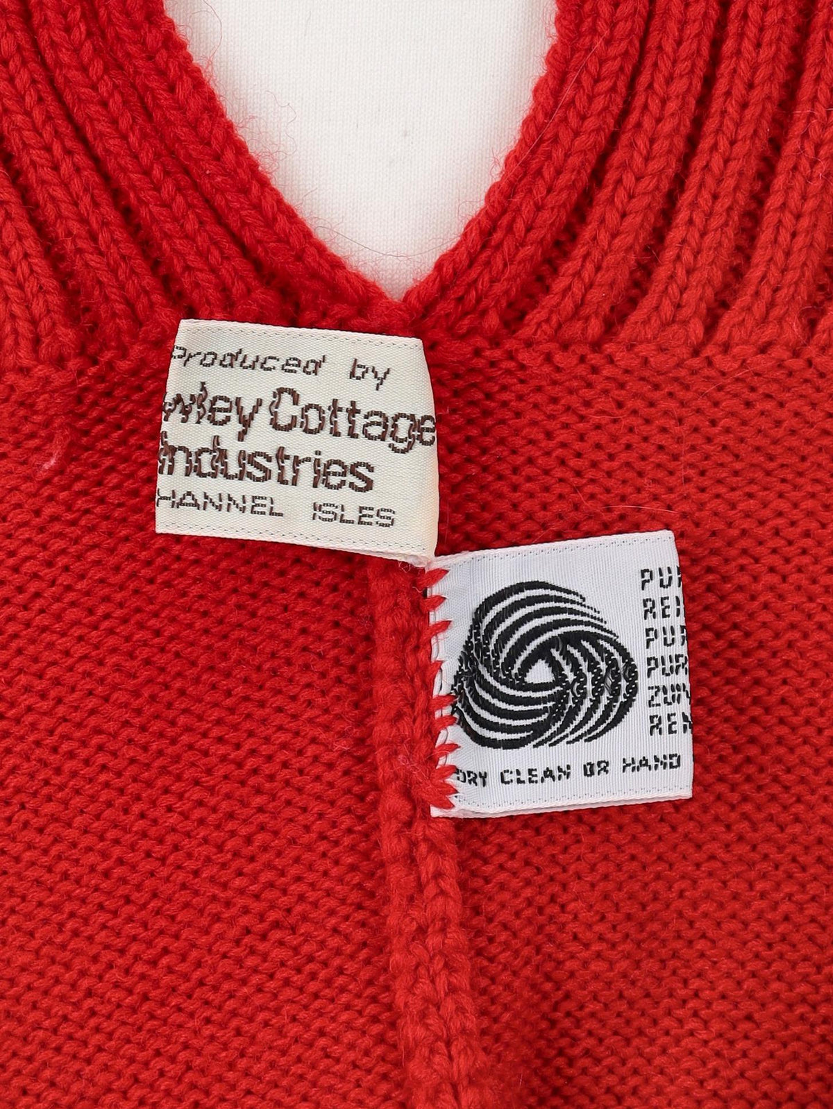 Vintage Red Wool Jumper WCV041224.36  Vintage 
